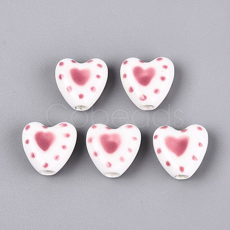 Handmade Porcelain Beads PORC-Q005-11D-1