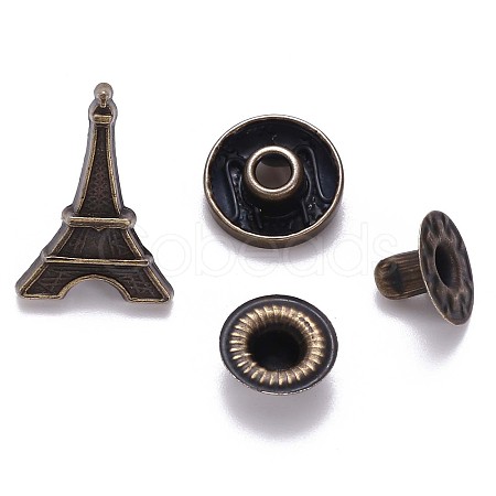 Brass Snap Buttons SNAP-S012-003-RS-1
