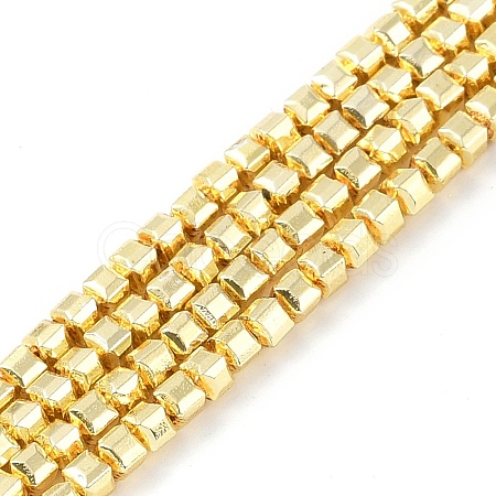 Electroplated Synthetic Non-Magnetic Hematite Beads Strands G-U003-18A-01-1