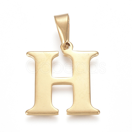 304 Stainless Steel Pendants STAS-F106-95G-H-1