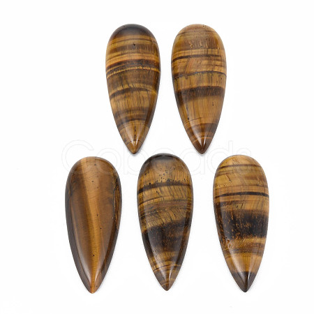 Natural Tiger Eye Cabochons G-N326-123A-1