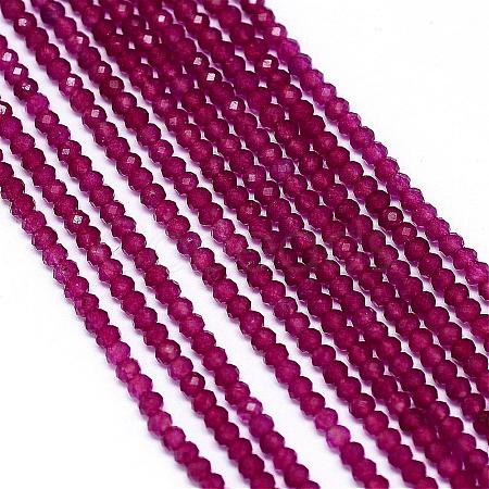 Natural White Jade Bead Strands G-G914-2mm-06-1