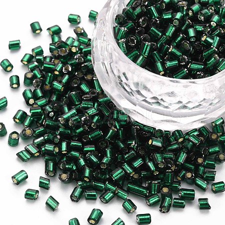 8/0 Glass Bugle Beads SEED-S032-07A-53A-1