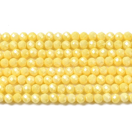 Cubic Zirconia Bead Strands ZIRC-P109-02A-04-1