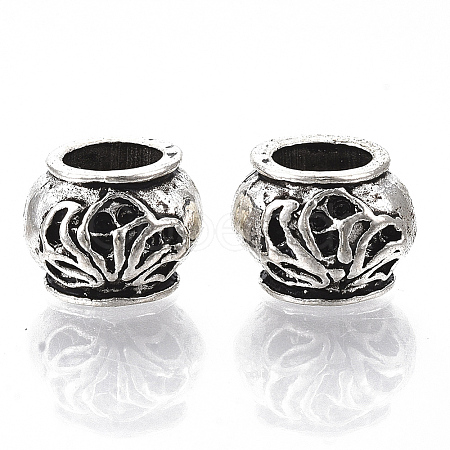 Tibetan Style Alloy Beads X-TIBE-R317-056AS-LF-1