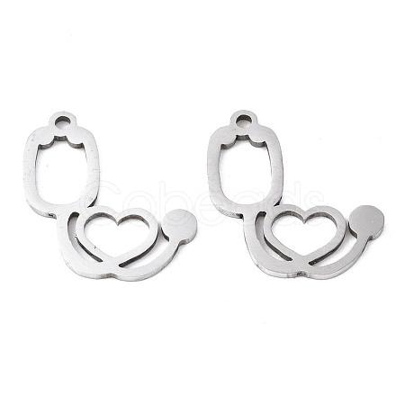 Non-Tarnish 201 Stainless Steel Pendants STAS-Q240-041P-1