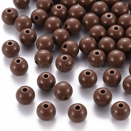 Opaque Acrylic Beads X-MACR-S370-C8mm-A17-1