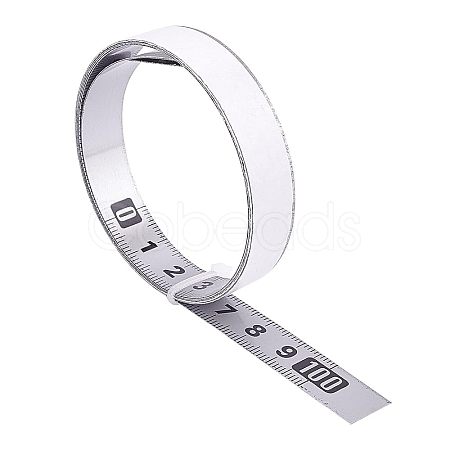 Carbon Steel Back Adhesive Ruler TOOL-WH0129-23-1