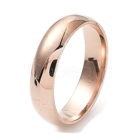 Ion Plating(IP) 304 Stainless Steel Flat Plain Band Rings STAS-I160-B-20mm-RG-1