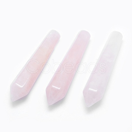 Natural Rose Quartz Pointed Beads G-E490-E10-1
