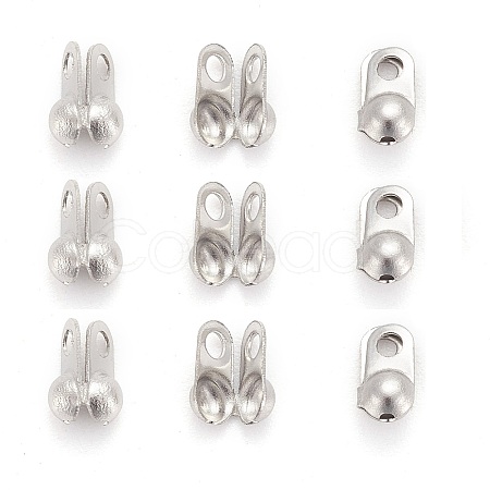 Tarnish Resistant 304 Stainless Steel Bead Tips LS-X-STAS-R063-20-1
