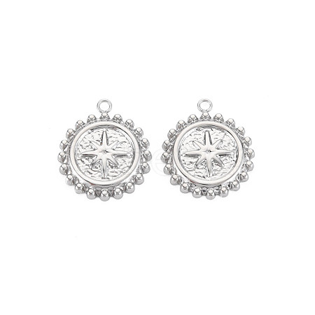 Non-Tarnish 304 Stainless Steel Pendants STAS-N097-180P-1