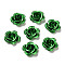 Aluminum Beads, Oxidation, Rose, Sea Green, 15x15x9mm, Hole: 1.4mm