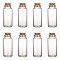 Glass Jar Glass Bottles Bead Containers, with Cork Stopper, Wishing Bottle, Clear, 7x3cm, Hole: 1.7cm, Capacity: 49ml(1.65 fl. oz)