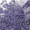 TOHO Round Seed Beads, Japanese Seed Beads, (PF567) PermaFinish Purple Metallic, 11/0, 2.2mm, Hole: 0.8mm, about 1110pcs/10g