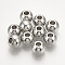 Tarnish Resistant 304 Stainless Steel Spacer Beads, Cadmium Free & Lead Free, Round, Stainless Steel Color, 6x5mm, Hole: 2mm