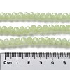 Baking Paint Imitation Jade Glass Bead Strands DGLA-A034-J8MM-A21-5