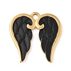 304 Stainless Steel Enamel Pendants STAS-P404-09G-02-1