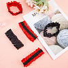 6 Pairs 2 Colors Polyester Elastic Garters DIY-GF0008-61-4