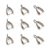 Grade AA Brass Ice Pick Pinch Bails for Pendant Making KK-M008-b-06P-NR-1