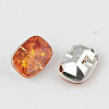 Taiwan Acrylic Rhinestone Buttons BUTT-F019-16mm-37-2