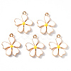 Alloy Enamel Pendants X-ENAM-R058-01B-1