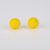 Round Silicone Focal Beads SI-JX0046A-17-2