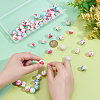 60Pcs 10 Styles Silicone Beads FIND-PH0028-09-3