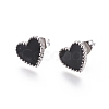 304 Stainless Steel Stud Earrings EJEW-I235-04-A-2