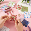 100 Sheets 10 Styles Paper Earring Display Cards CDIS-TA0001-18-4