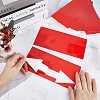 PVC Self Adhesive Arrow Label Stickers DIY-WH0504-18E-3