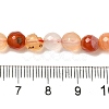 Natural Agate(Dyed & Heated) Beads Strands G-H066-B01-01-5