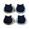 Electroplate Two Tone Glass Mood Beads GLAA-Z007-12B-2