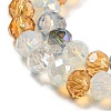 Glass Beads Strands EGLA-A034-M6mm-37-4