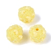 Opaque Acrylic & Transparent Resin Rhinestone Beads SACR-Q005-02A-05-1