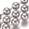 Tarnish Resistant 304 Stainless Steel Ball Chains CHS-E021-13C-P-2