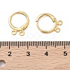 SHEGRACE Brass Leverback Earring Findings XGR0091G-88G-3