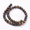 Natural Tiger Eye Round Bead Strands X-G-R200-10mm-2