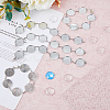 DIY Blank Dome Alloy Link Chain Bracelet Making Kit BJEW-DC00001-6