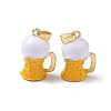Brass Enamel Pendants KK-F924-09G-02-1