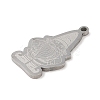 Non-Tarnish 201 Stainless Steel Pendants STAS-C095-35P-2