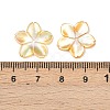 Natural Yellow Shell Carved Beads SSHEL-B006-07-3
