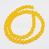 Natural & Dyed Malaysia Jade Bead Strands G-A146-6mm-A03-2