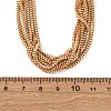 Iron Box Chain Necklaces NJEW-U046-03G-3