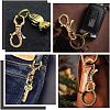 2Pcs Tibetan Style Brass Lobster Claw Clasp FIND-AR0002-51-5