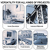 28Pcs 2 Style 304 Stainless Steel Wire Single Bolt & Double 2-post Cable Clamp FIND-GA0003-12-5