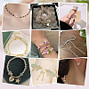 400Pcs 8 Styles Rondelle Brass Crimp Beads KK-NB0003-83-6
