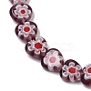 Handmade Millefiori Lampwork Beads Strands LAMP-G166-15F-3
