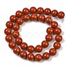 Grade A Natural Red Jasper Bead Strands G-P075-36-10mm-3