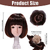 1Pc Silky Thread Wig Caps AJEW-CA0005-14D-2
